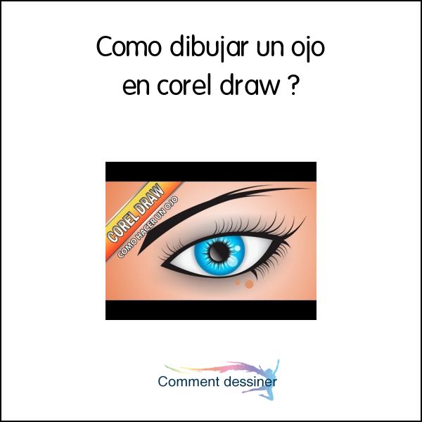 Como dibujar un ojo en corel draw